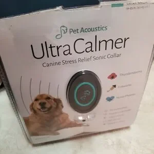 Open Box Never Used Pet Acoustics Ultra Calmer Sonic Collar