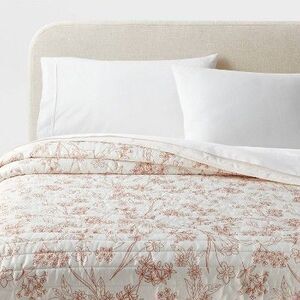 Open Box - Room Essentials - Full/Queen Satin Quilt Copper - Room Es Copper