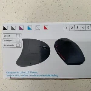 OPTICAL WIRELESS & WIRE VERTICAL MOUSE