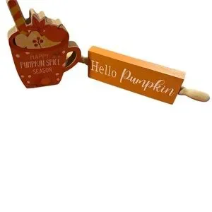 Orange Hello Pumpkin Party Decor