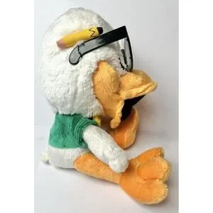 Oregon Duck Plush With Glasses Study Buddies Team Nerds. 12" Plush
