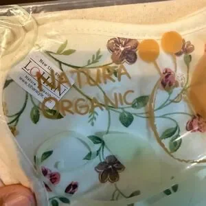 Organic Baby Bibs Pack Of 2 Beige Lohan Natura