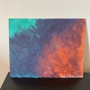 Original Blue Abstract Painting