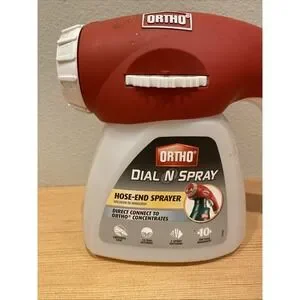 Ortho Dial N' Spray Hose Adjustable End Sprayer 2013 Clean On Inside