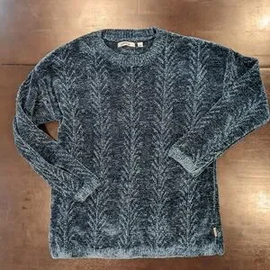 Orvis Teal Mid Weight Sweater Size Large