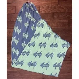Oscha Green/Blue Ring Sling Organic Cotton Made In Scotland Lord Rings