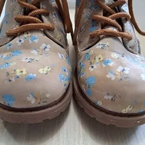 Osh Kosh B'gosh Girl's Floral Ankle Boots Size 10M