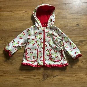 OshKosh B'gosh Cherry Print Raincoat with Hood