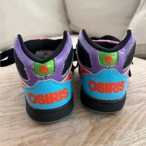 OSIRIS Baby High-Top Skate Sneakers Multicolor Urban Street Style Size 6