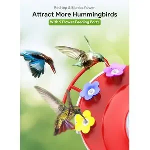 Osoeri Hummingbird Feeder With Camera OS-BC03 2K HD AI Identify Solar Bird Feed