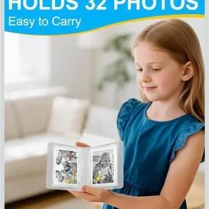OTJ Kids Insta Print Dual Camera – White W/ Rainbow Accent – Brand New In Box