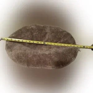 OVAL PET BED PILLOW SMALL DOG PUPPY CAT KITTY COMFY BROWN TAN BEIGE 23”x18”RED