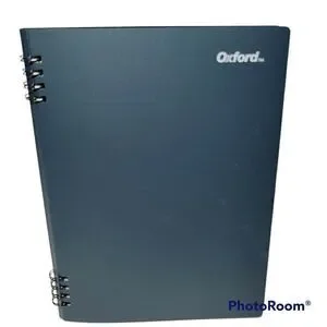 Oxford Journal Blank Pages 6.5x8.75" Life Goals Reflection Self-Development NEW