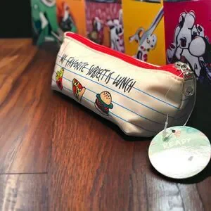 Padded water resistant pencil pouch lot of 2 pencil cases