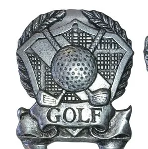 Pair Of Golf Emblem Wall Hangars