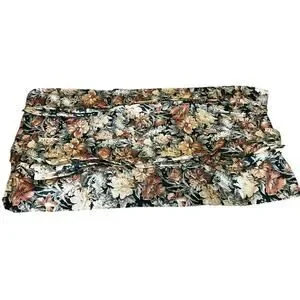 Pair Of Vintage Window Puff Valance Made in USA Cottagecore Floral Shabby Chic
