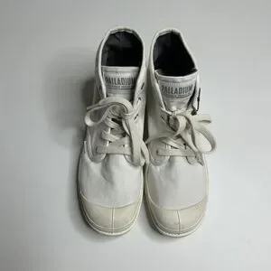 Palladium Pampa Hi Originale Boot Women’s 9.5 Canvas Lace Up Sneaker Granola