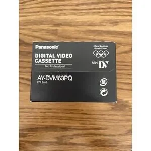 Panasonic Mini DV Tapes Sealed AY-DVM63PQ Sony/Canon/Fuji Etc. Camcorders