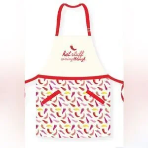 PAPER SOURCE Too Hot to Handle Hot Stuff Coming Through Gift Apron