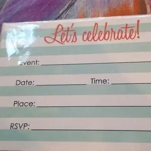 PARTY INVITES   2 SETS