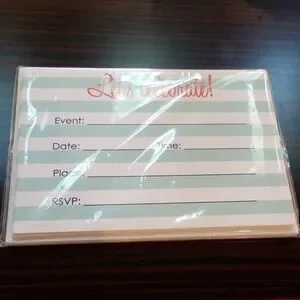 PARTY INVITES   2 SETS