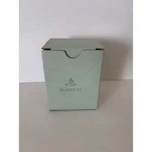 PartyLite Barrel Glass Jar Candle 11oz Citrus Bloom Citronella G11120 NEW