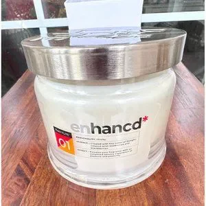 PartyLite Enhancd 01 3 Wick Jar Candle Fruity 40 60 hours burn time New in box