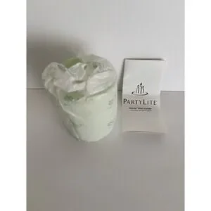PartyLite GloLite 4" Pillar Candle L3452 HONEYDEW MELON - NIB
