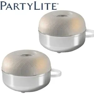Partylite Set Silver Smart Blends Electric Fragrance Diffusers