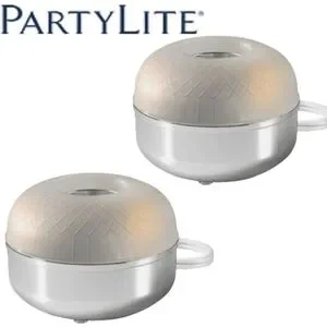 PartyLite Set Silver SmartBlends Electric Fragrance Diffusers