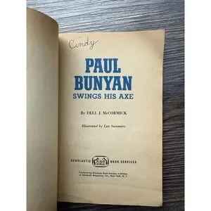 Paul Bunyan Swings His Axe Paperback 1963 1st Printing
