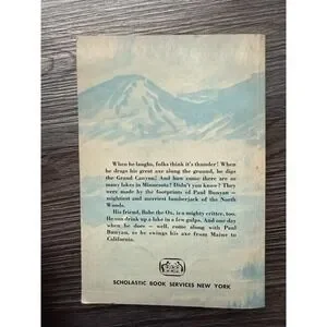 Paul Bunyan Swings His Axe Paperback 1963 1st Printing