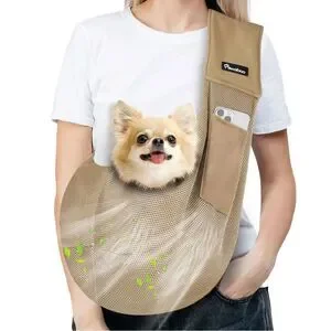 Pawaboo Brown Pet Carrier Sling
