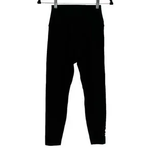 Peloton Women’s Black Rainbow Spell Out Workout Yoga Training Leggings Small