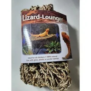 PENN-PLAX Reptology Lizard Lounger Hammock Corner Triangle – Seagrass Fiber