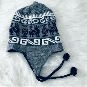 PERUVIAN UNISEX BEANIE HAT CHULLO