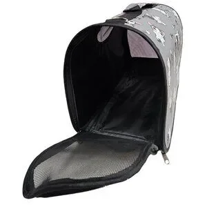 Pet Carrier For Cat Dog Or Other Pets Grey Cats Print
