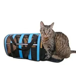 Pet Carrier Lime Stripe