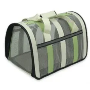 Pet Carrier Lime Stripe
