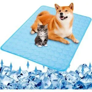 Pet Cooling Mat dog Non-Toxic Liquid Gel Pad 34.6" x 20"
