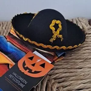 Pet costume sz xsmall Panch with hat