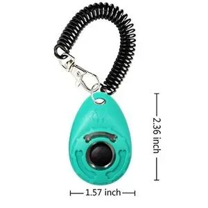 Pet Dog Cat Training Clicker With Wrist Strap