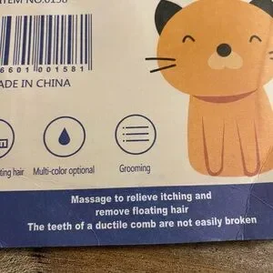 Pet Hair Comb New In Package
