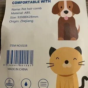 Pet Hair Comb New In Package