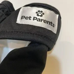 Pet Parents Black Hook And Loop Training Reusable Diaper Sz Large New