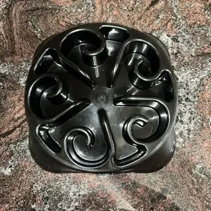 Pet slow feeder bowl- black