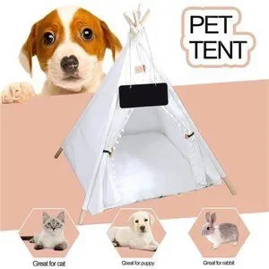 Pet Teepee Portable Pet Tents For Small Dogs Or Cats Puppy Sweet Bed Washable