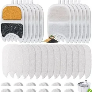 Pet Water Fountain Filter 12 Pack Replacement Compatible With 135 Fl Oz/4L