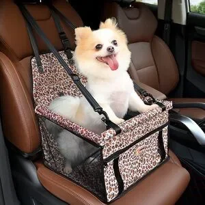 Petbobi Pet Car Booster Seat - Leopard Print