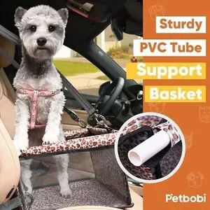 Petbobi Pet Car Booster Seat - Leopard Print